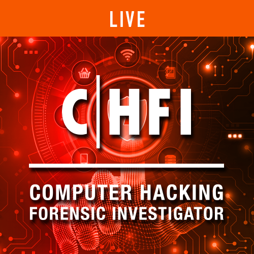 CHFI - Computer Hacking Forensics Investigator | Selbstlernender Videokurs (12 Monate) + CyberQ Lab (6 Monate) + eCourseware (24 Monate) + Übungstest &amp; CHFI-Prüfungsgutschein 